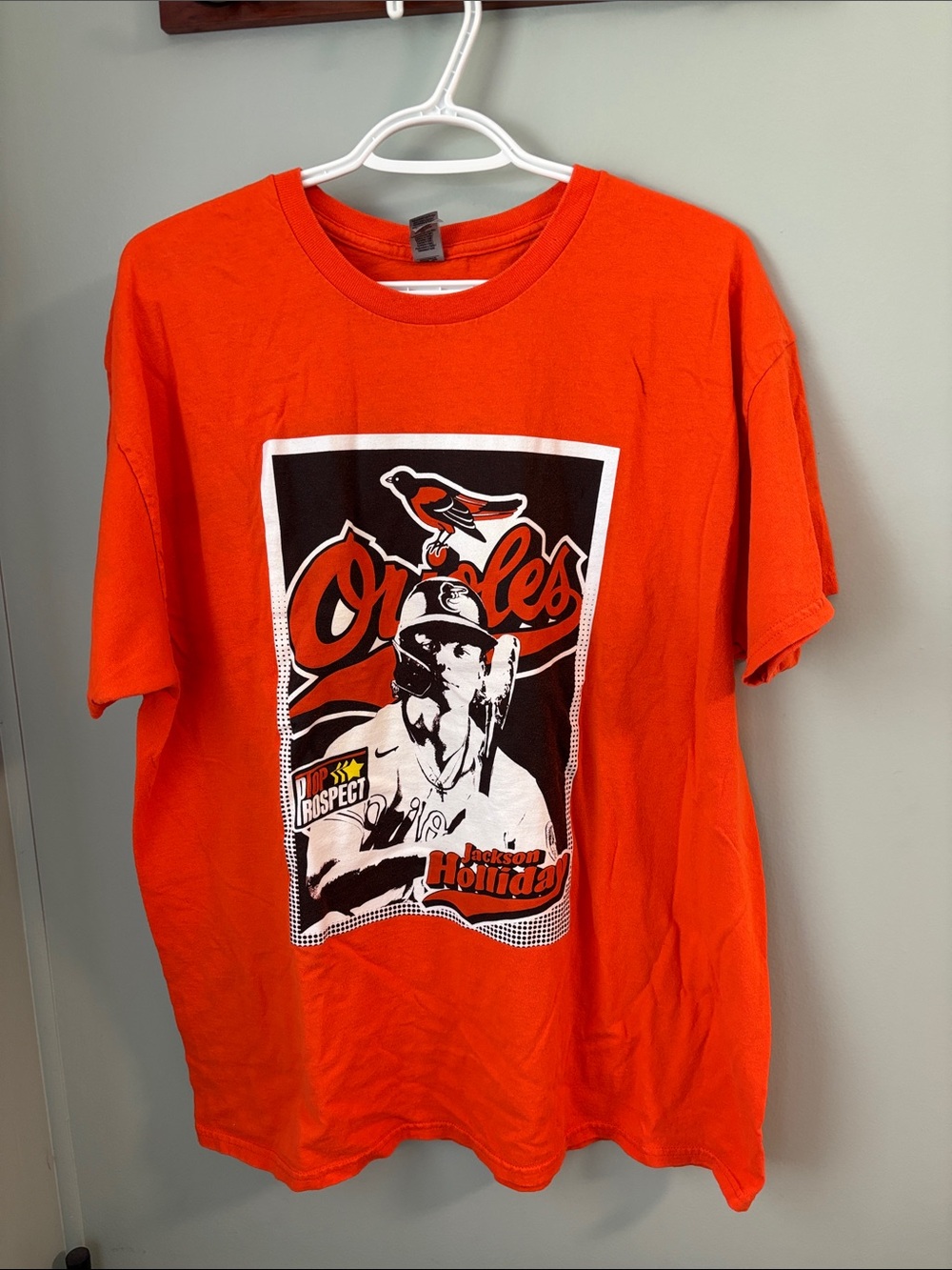 Gildan Orange Baltimore Orioles Graphic Tee